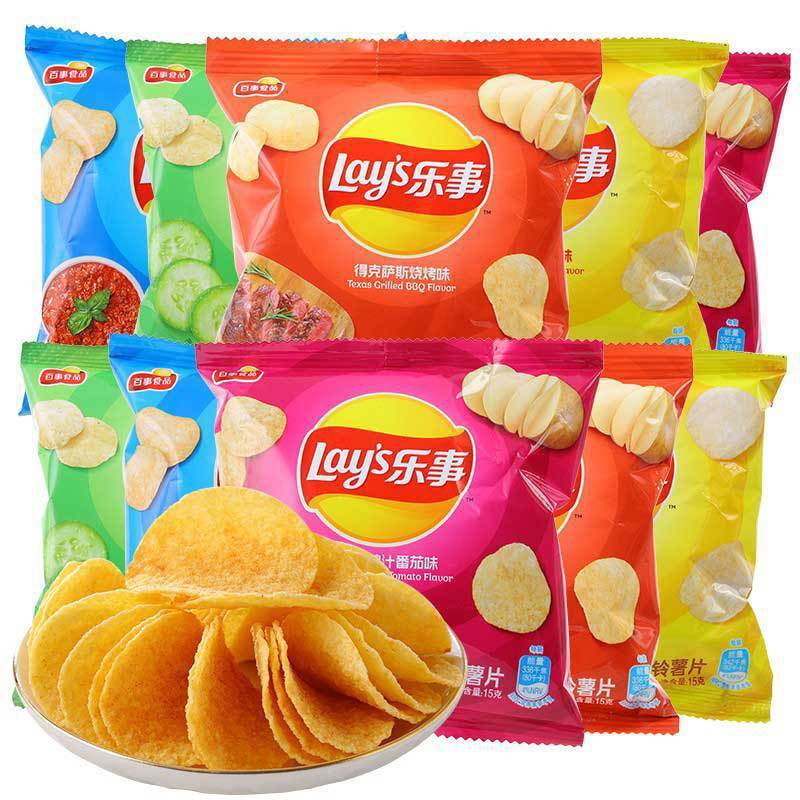 薯片小袋番茄黄瓜味马铃薯膨化食品办公室学生追剧零小吃批发|undefined