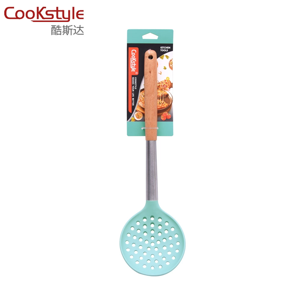 Набор кухонных принадлежностей (CookStyle) — силиконовые головки, стержни из нержавеющей стали, нордические цвета