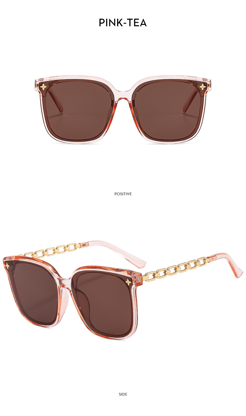 Damen Sonnenbrille Mit Großem Rahmen Für Optimalen Sonnenschutz_voghion.com