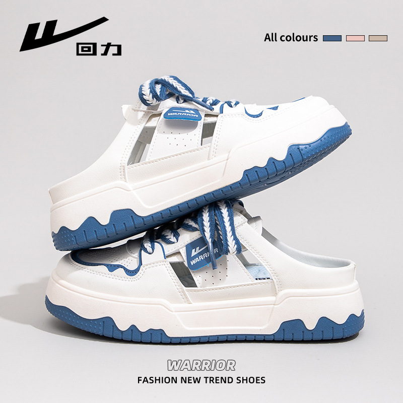 Sandalias de tacón cerrado para mujer, para verano y exteriores, modelo nuevo 2026, zapatos de malla, calzado transpirable sin talón de suela gruesa, venta al por mayor.