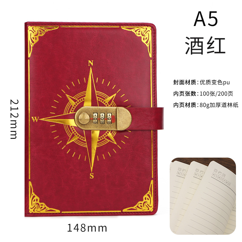 나침반-로즈 레드 [100 페이지 200]