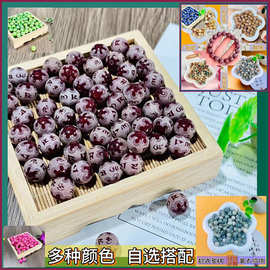 菩提根散珠DIY雕刻六字真言绕指柔盘玩圆珠桶珠佛珠手串配件批发