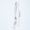 Fruit dessert fruit fork stainless steel, increased thickness