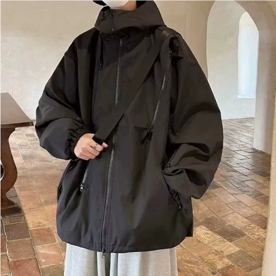 突撃服コート男春秋2024新型ファッションブランドアメリカ機能工装高級感アウトドア服ジャケット