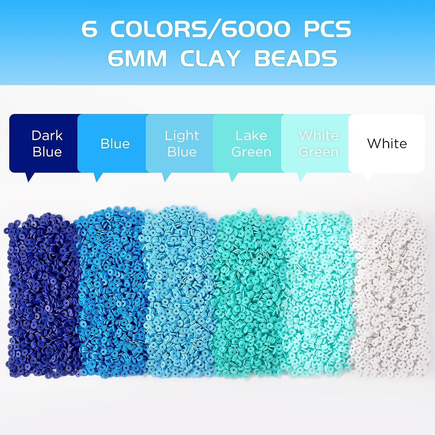 270g Weight Beads, Rope Jewelry Making Type DIY Jewelry Accessories Classification 1 Set Quantity Glass, soft clay Material Letter, Solid Color Pattern Spray Paint Design Casual, Simple Style Style 1 Set Glass Soft Clay Letter Solid Color DIY Jewelry Accessories Beads Rope 3