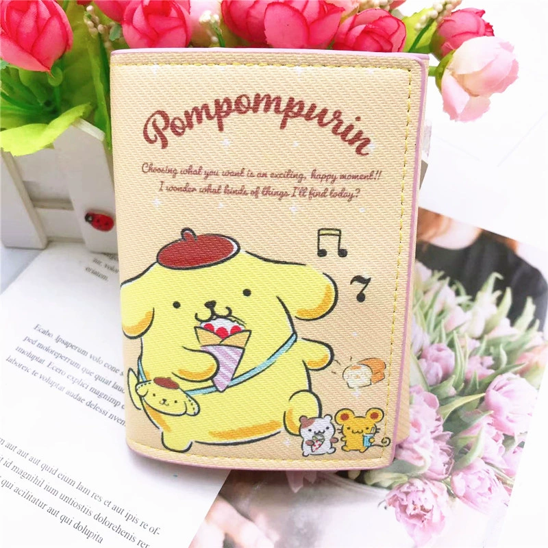 Мультяшный кошелек, короткая сумка из полиуретана для отдыха
