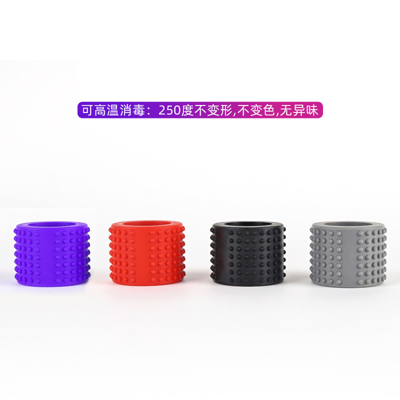 Cubierta de la manija de silicona de engranajes ambición 25mm máquina de tatuaje de desinfección de alta temperatura mango cubierta protectora