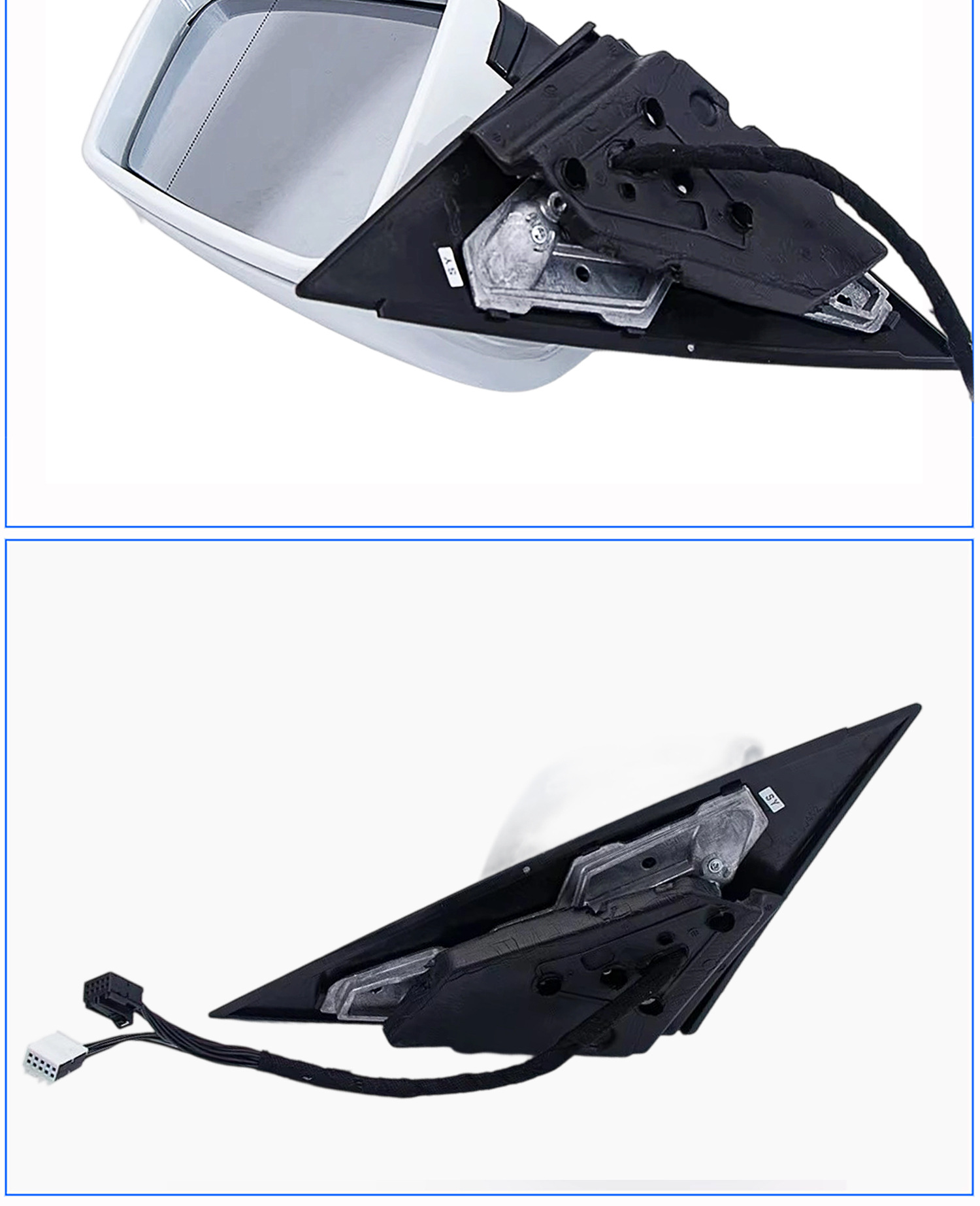 Suitable for Mercedes-Benz C-Class 10-25 Models W204 Reversing Mirror Assembly W205 Reflector Assembly W206 Rearview Mirror Assembly