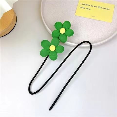 De los niños updo artefacto perezoso doble flor updo Rod bola cabeza pelo rizador de la muchacha headwear nuevos accesorios para el cabello de la muchacha