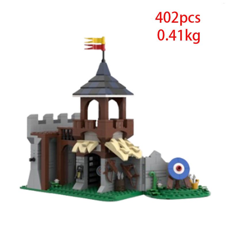 Castle Building Blocks Wall And Tower Set For Kids Toy Construction_voghion.com