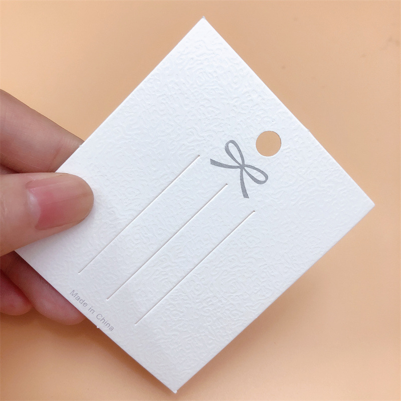 Simple Style Solid Color Paper Jewelry Packaging Bags display picture 4