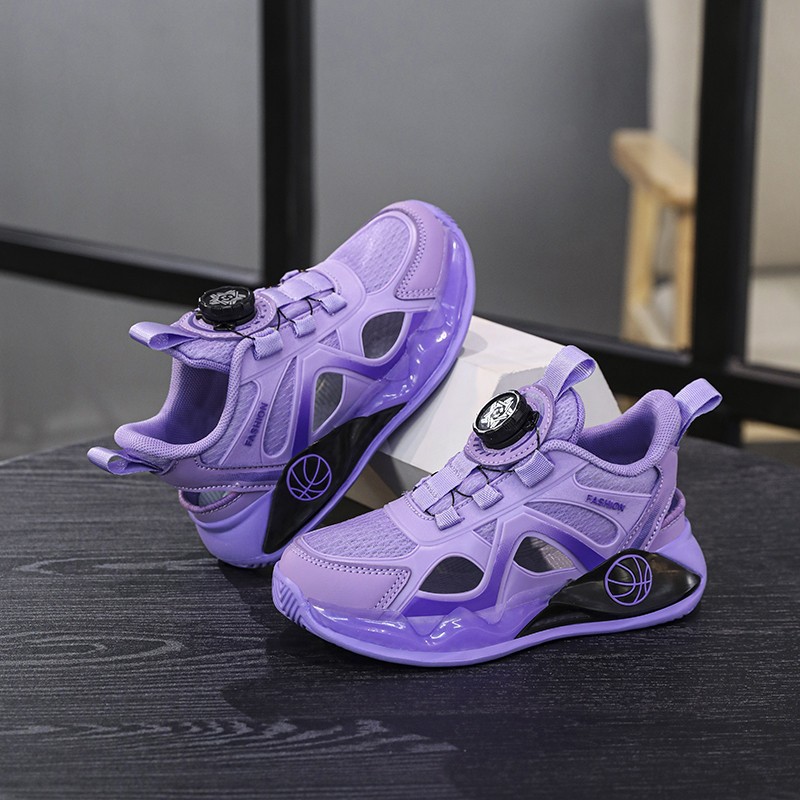 Calzado deportivo para niños, zapatos de red para niños, zapatos para correr ligeros de suela suave para niños grandes y transpirables, zapatos para niños casuales huecos para niñas