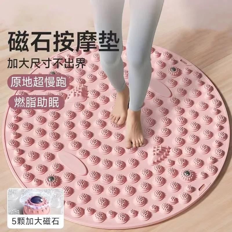 指圧ボードプラスサイズ在庫卸売フットマッサージマット家庭用超痛い足裏ラウンドフットマットつま先圧力ボード|undefined