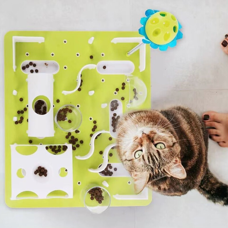 Afp Pet Educational Feeding Toy Fun Cat Food Hiding Puzzle Slow Food Maze Self-Pleasure to Relieve Boredom and Consume Physical Energy