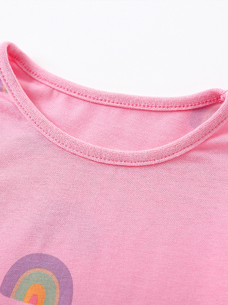 Malwee chaqueta infantil otoño y invierno nuevo estilo europeo y americano para niños de mediana edad, camiseta de cuello redondo para niñas lindas camisetas de niñas
