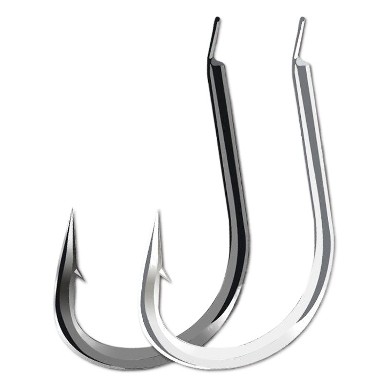 Flat Yidou fish hook crooked mouth hook color fish hook string hook bulk Carp Hook fishing hook fishing gear wholesale