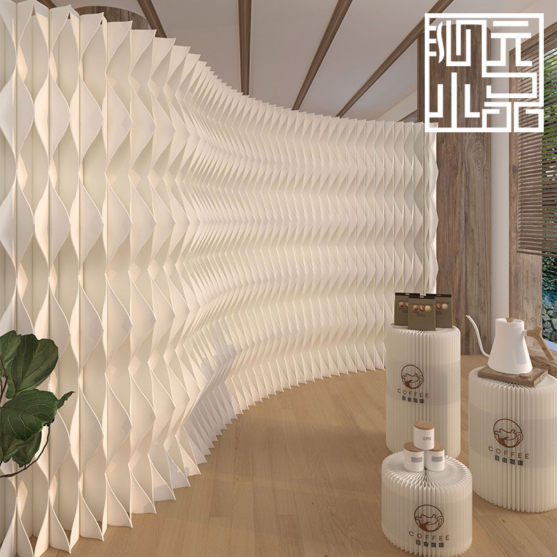 Folding Screen Partition Office Divider Wall Living Room Entrance Divider Folding Paper Movable Creative Background Wall Portable Folding Screen Partition Office Divider Wall Living Room Entrance Divider Folding Paper Movable Creative Background Wall Portable