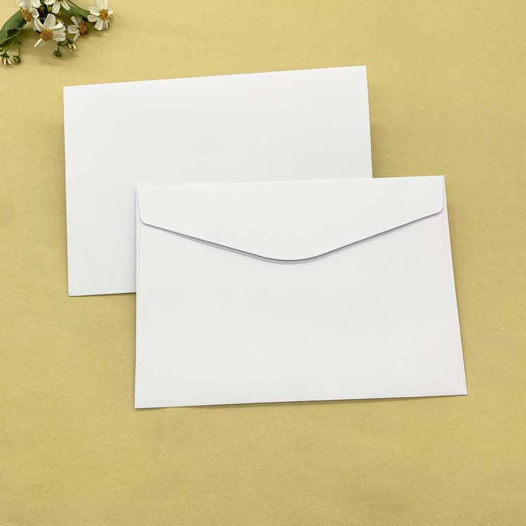 No. 2 Carta de invitación Tarjeta de felicitación Bolsa de sobre Impresión Publicidad de la empresa Sobres de estilo occidental engrosados Sobres blancos