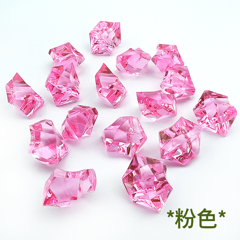 Colorido Cristal de los niños de la gema artificial del tanque de peces de plástico acrílico juguete patio etapa de vestir