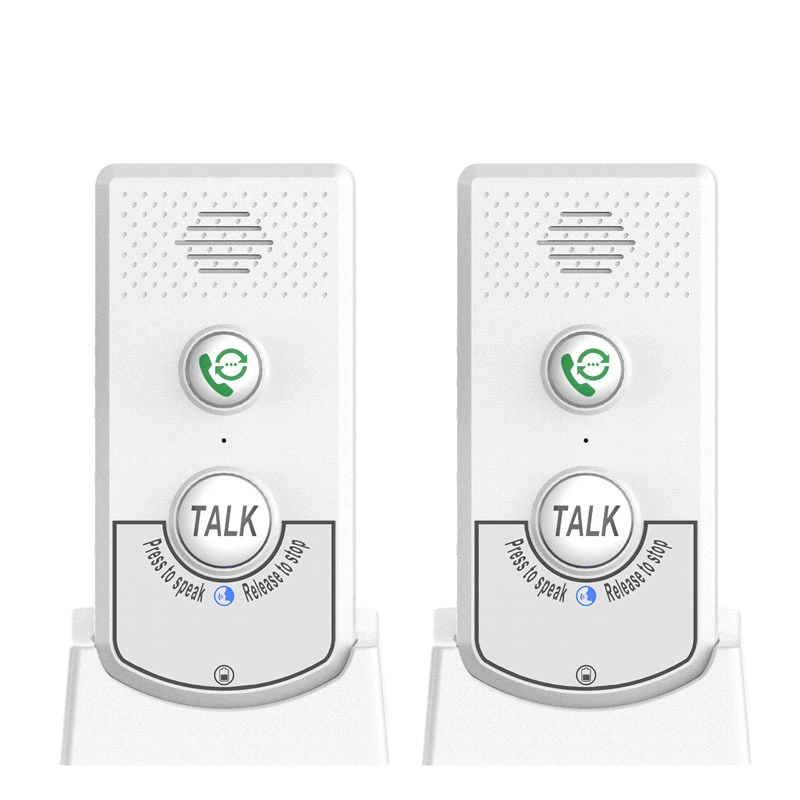 Новый беспроводной голосовой домофон с двумя внутренними блоками, 140*90*68 мм, 290 г