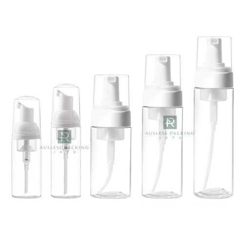 50ml 200ml cleansing mousse bottle PET foaming bottle upright hand sanitizer cosmetics bottle 150 foam bottle