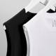 Men's Outer Wear American Heavyweight Waistcoat Sleeveless T-Shirt Vest Men's Summer Fitness Sports Pure Cotton Round Neck Loose Short Sleeves