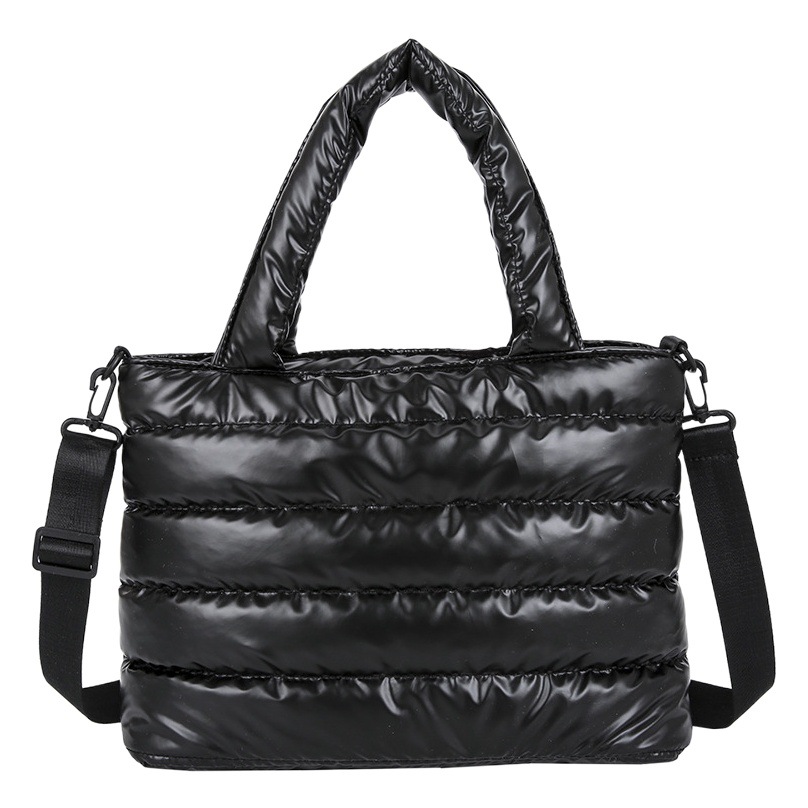 Bolso de hombro grande de moda 2023, bandolera casual estilo coreano, bolso de mano con costuras, color sólido