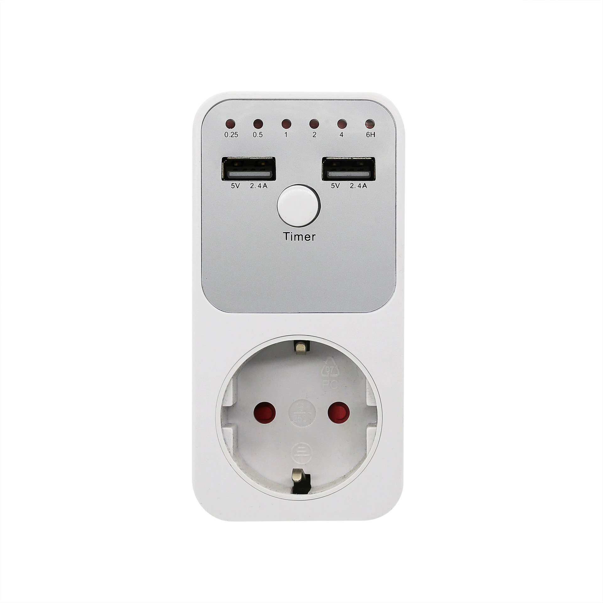Европейская немецкая розетка с таймером USB, умная кухонная розетка с контроллером времени, многофункциональная защитная розетка