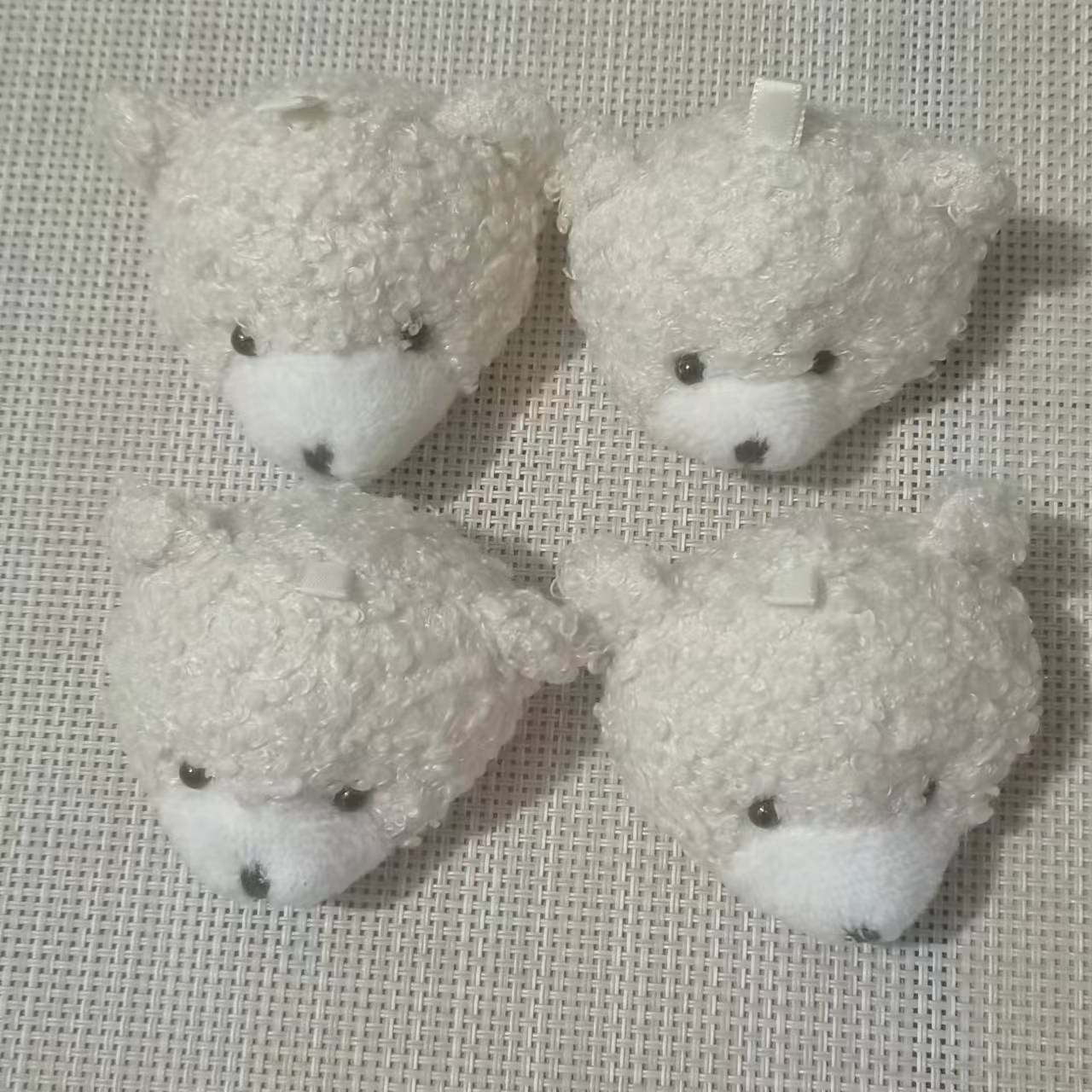 7cm 미색 곰돌이 머리