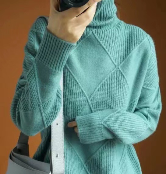 SY612 # 国境を越えた対外貿易の潮流ファッション高l菱形の質感が滑らかな純色の頭毛|undefined