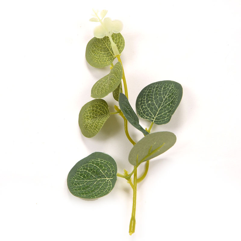 Amazon Green Leaf Rattan Vine Wedding Decoration Eucalyptus Round Leaf Wrapped Eucalyptus Leaf Rattan Vine Bouquet