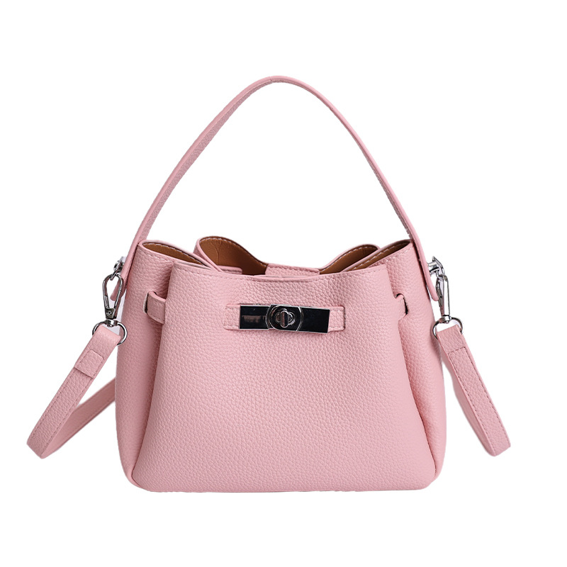 Coreano de nicho de alta calidad canasta de verduras, bolso de cubo de mano para mujeres 2026 nuevo estilo extranjero, lujo ligero y versátil bolso de mochila