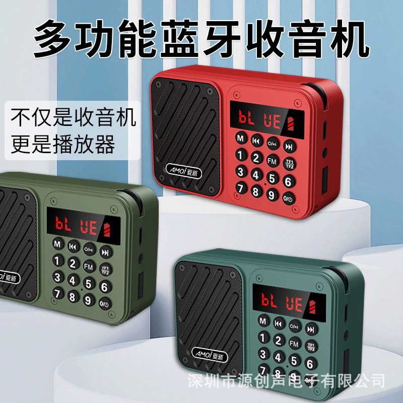 Amoi 837 портативный пожилой сыновнее благочестие подарочная карта радио цифровой проигрыватель по требованию Bluetooth плеер рассказчик