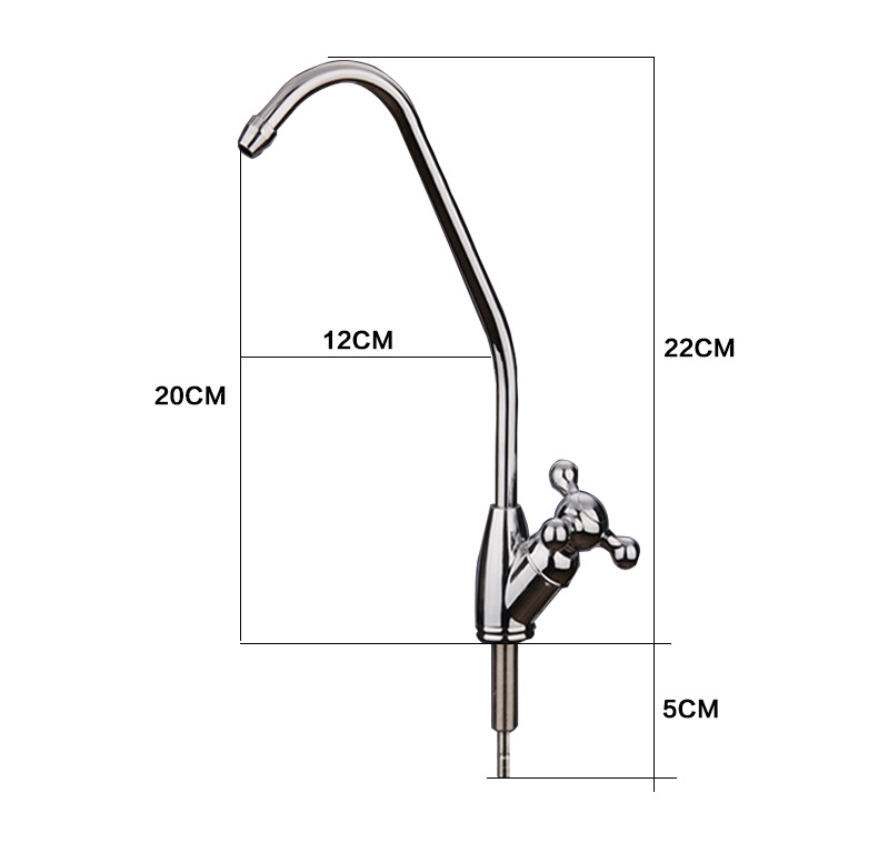 Purificador de agua RO purificador de agua especial 2 puntos grifo de limpieza grifo de agua potable directa del hogar grifo de cuello de cisne de la cocina accesorios del grifo