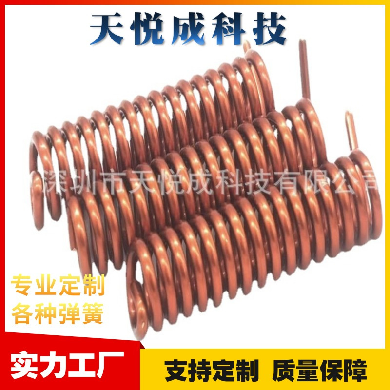 厂家直销高温电感线圈漆包线弹簧加工不锈钢弹簧压缩弹簧导电性强