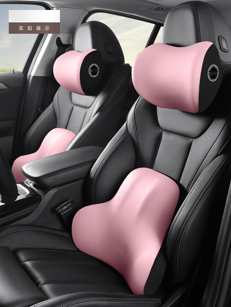 Wholesale Car Headrests and Lumbar Supports for Foreign Trade, Memory Foam Car Cushions, Lumbar Pads, Backrests, Neck Pillows for Cars, Custom-Made