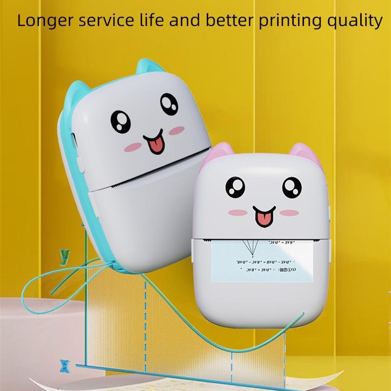 Transfronterizo D10 pequeña impresora fotográfica térmica portátil mini impresora inalámbrica impresora de etiquetas incorrecta