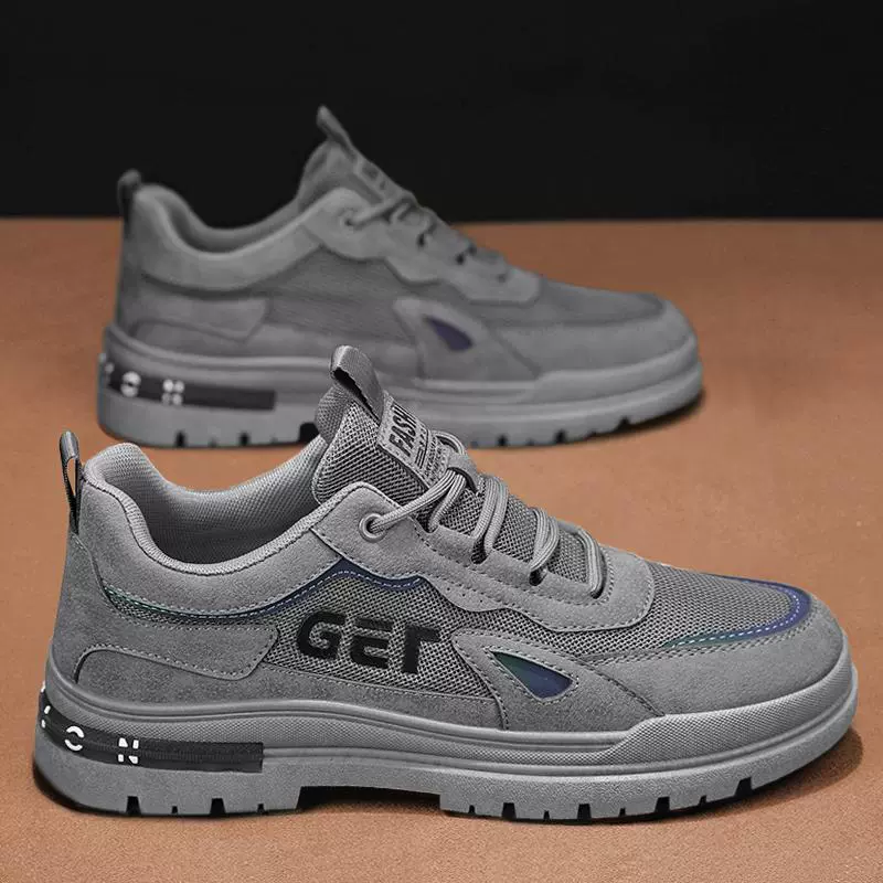 Весенние ботинки Martin мужской 2025 новый летний модный инструмент сетчатая сетка дышащая мужская нескользящая обувь