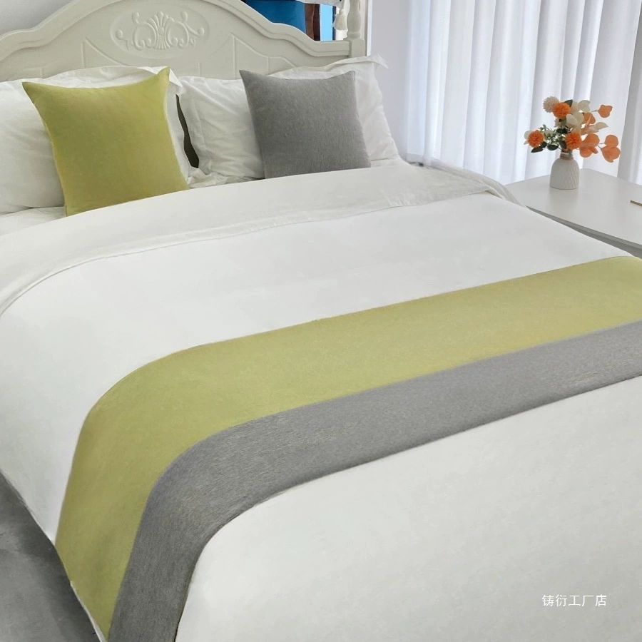 Современный простой отель сплошной цвет постельного белья и полотенце в семье