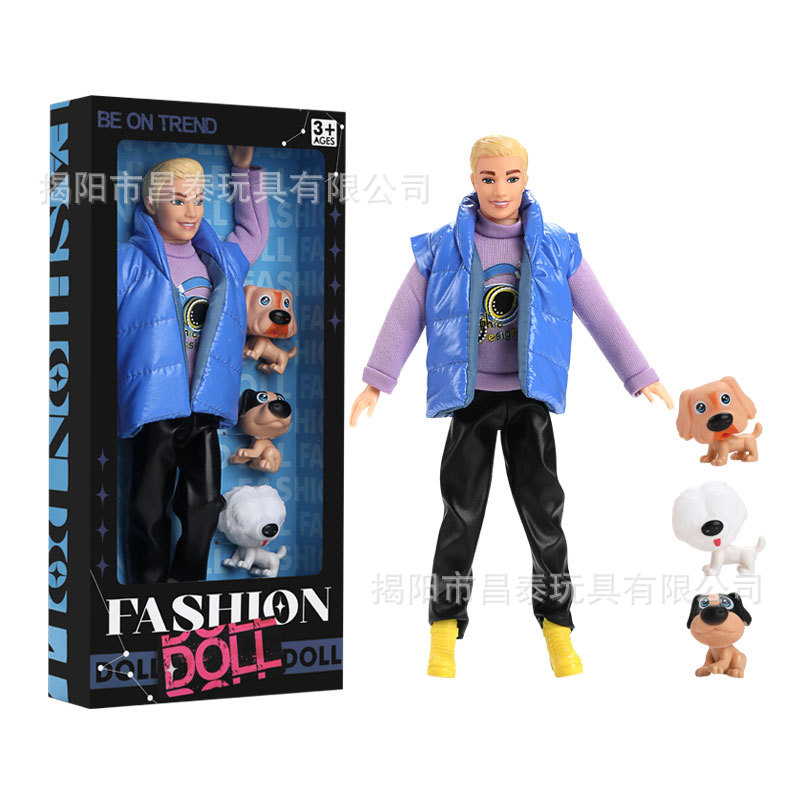 11.5 Inch 30CM Boy Bobby Doll Clothes Dress Boyfriend KEN Boxed Pet Puppy Fashion Winter Clothes