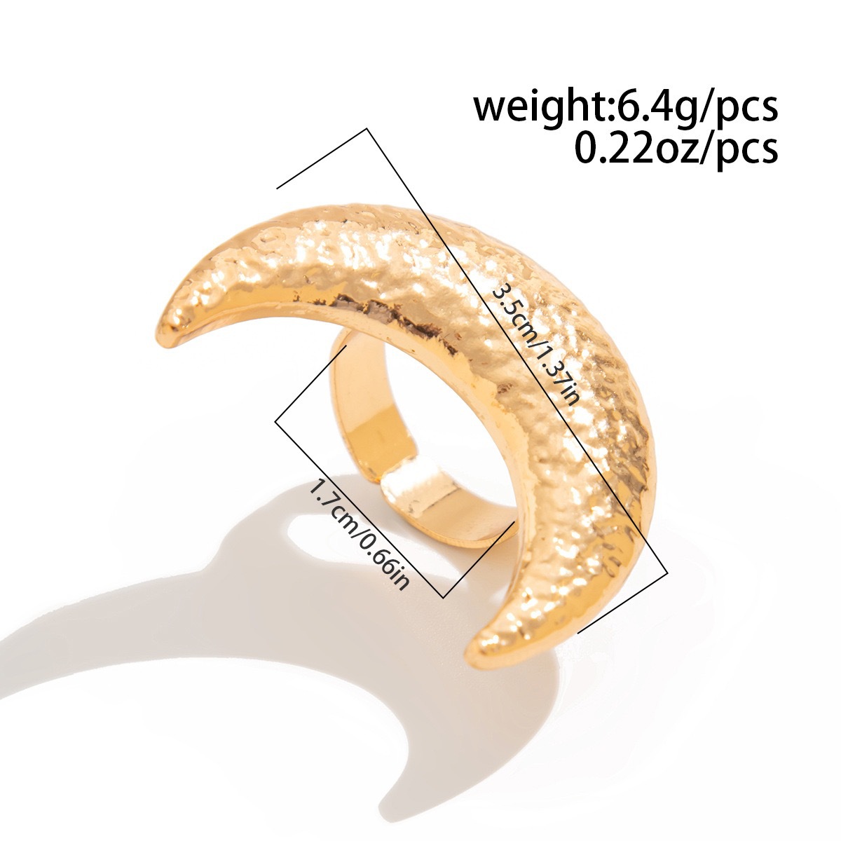 Simple Style Classic Style Geometric Heart Shape Alloy Plating Women's Open Rings display picture 1