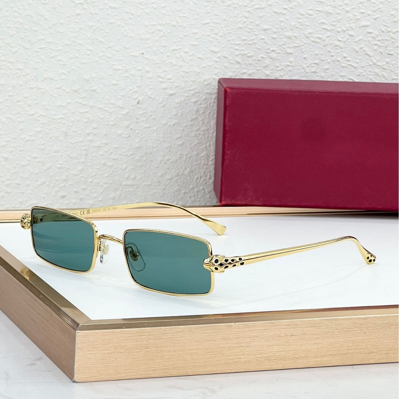 CT0473S CAR European and American style ins-style square frame sunglasses for women, unique and fashionable metal light luxury trendy sunglasses