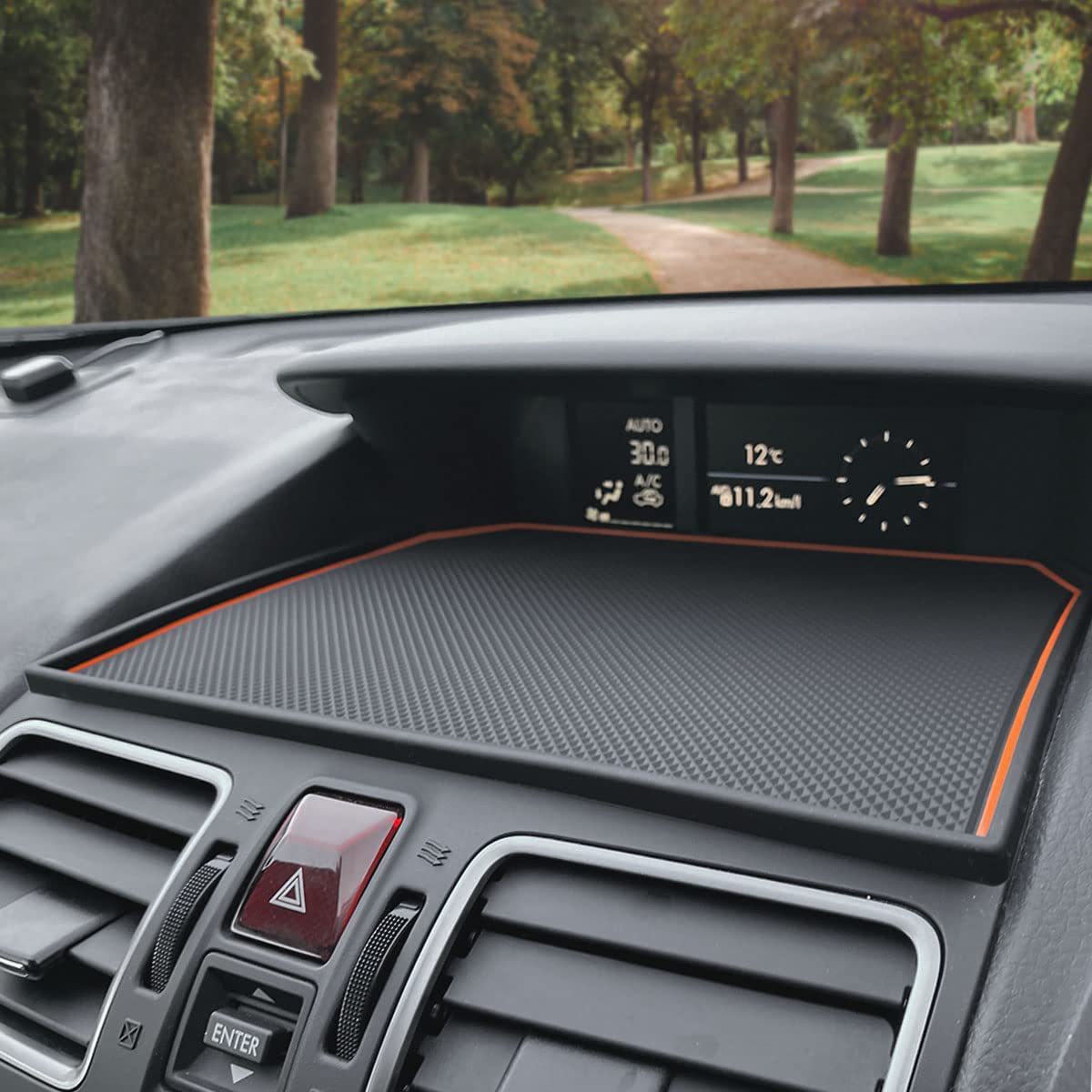 Suitable for 18-23 Subaru Forester Simple Instrument Panel Anti-Slip Mat 18-23 Crosstrek/Impreza