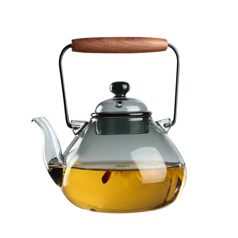 Glass transparent teapot, tea for home use