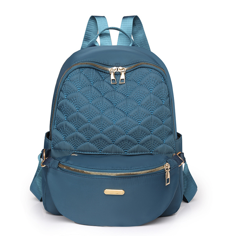 Comercio exterior al por mayor 2024 nueva versión coreana de la mochila de las señoras moda todo fósforo de gran capacidad mochila de viaje