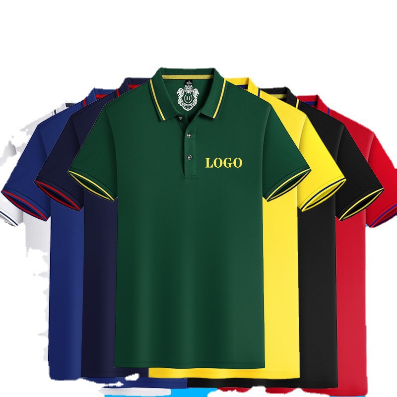 Summer Quick-drying T-shirt Overalls Men's Short-sleeved Custom POLO Shirt Breathable Quick-drying Workshop Clothing Workwear Thin