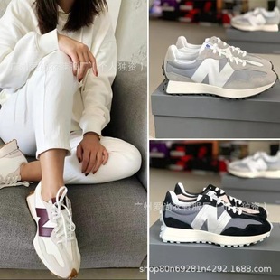 High Version Nb Men's and Women's Shoes Yuanzu Gray 327 Series N-Shaped Couple Shoes Casual Shoes Running Shoes Dad Shoes Sports Shoes
