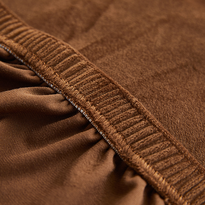 Cubierta de silla engrosada simple moderna antideslizante integrado todo incluido cuatro estaciones cubierta de silla universal cubierta de silla de comedor elástica para el hogar