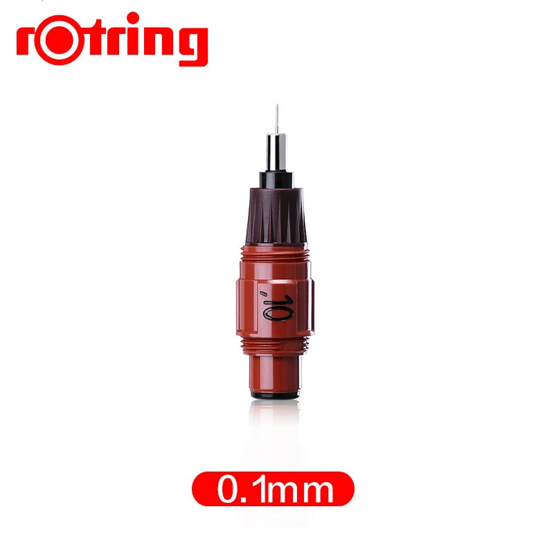 Германия Rotring Красное кольцо Красное кольцо Рисование ручка, канала подается вода, добавление чернил, игла трубка