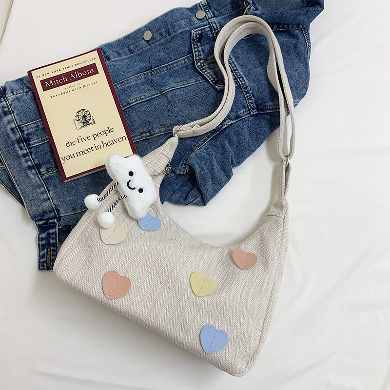 Bolso Tote de gran capacidad de moda literaria para mujer 2024 verano nuevo bolso de hombro casual simple bolso de mensajero de sentido avanzado